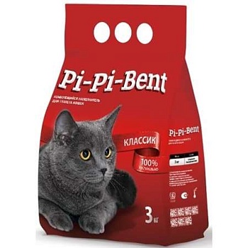 Наполнитель для кошек Pi-Pi-Bent Классик 6х3кг купить  зоотовары для животных