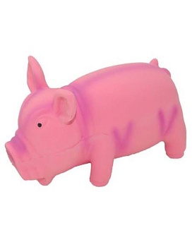 HOMEPET Игрушка для собак Поросенок со звуком латекс розовый 15см PCC70523-S купить  зоотовары для животных