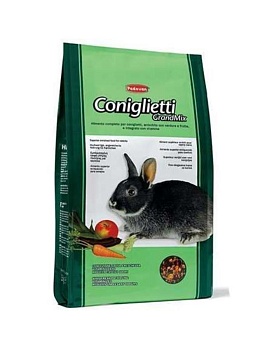 PADOVAN GrandMix Coniglietti для декоративных кроликов основной корм РР00284 3кг купить  зоотовары для животных