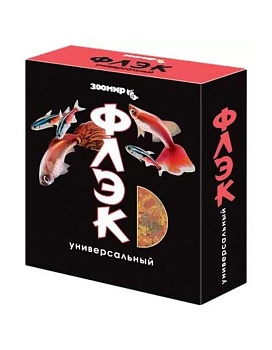 ЗООМИР Флэк универсальный корм для рыб коробка 20 г 10шт купить  зоотовары для животных