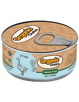 Organic Сhoice консервы 100 % утка для собак 12х100г купить  зоотовары для животных