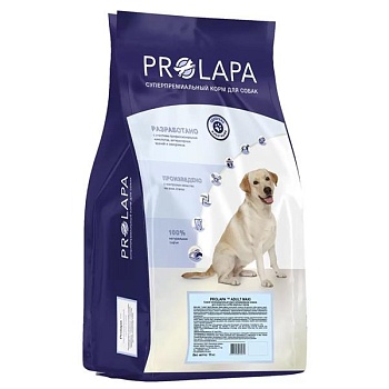 Prolapa Adult Maxi полнорационный корм для взрослых собак крупных пород 15кг купить  зоотовары для животных
