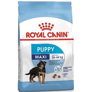 Royal Canin Maxi Puppy сухой корм для щенков крупных пород 3кг купить  зоотовары для животных