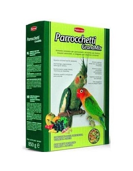 PADOVAN GRANDMIX parrocchetti 850гр купить  зоотовары для животных