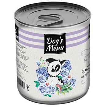 Dog`s Menu консервы для собак Чахохбили из курицы и пртрошков 9х750г купить  зоотовары для животных