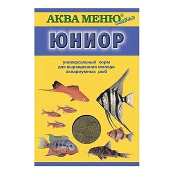 Аква Меню Юниор ежедневный корм для молодняка аквариумных рыб купить  зоотовары для животных
