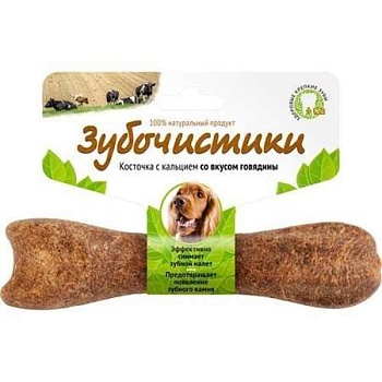 Зубочистики Лакомство Жевательное для Собак Средних Пород Говядина 73303808 95г купить  зоотовары для животных