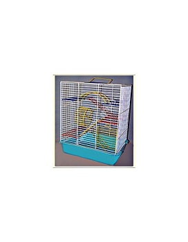 Клетка Вака большая с мостиком, колесом ВЕНЕЦИЯ 385х275х435 (26797) купить  зоотовары для животных