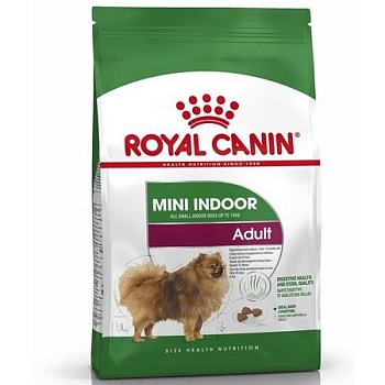ROYAL CANIN Мини Индор Эдалт корм для собак мелких пород живущих в помещении 500г купить  зоотовары для животных
