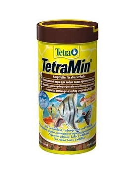TETRA Min Основной корм для аквариумных рыб хлопья 100мл. купить  зоотовары для животных