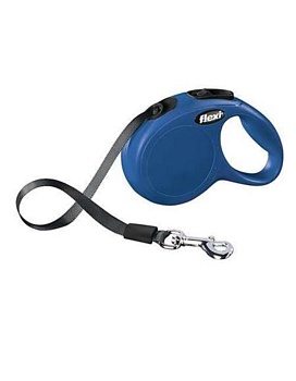 Flexi Рулетка "New Classic" Xs Ремень 3 М 12 Кг; Синий 42002F купить  зоотовары для животных