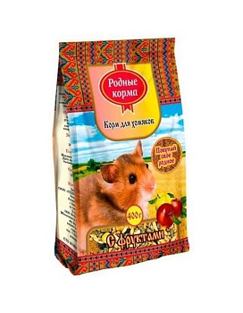 РОДНЫЕ КОРМА корм для хомяков с фруктами 900гр купить  зоотовары для животных