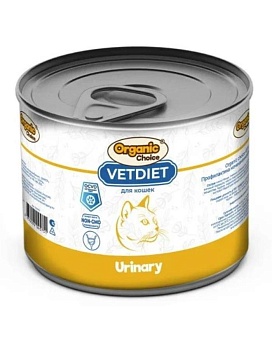 Organic Сhoice VET Urinary для кошек профилактика МКБ 12х240г купить  зоотовары для животных