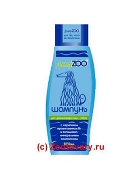 Доктор Zoo Шампунь для Длинношерстных Собак с Провитамином В5 и Кератином 250мл. купить  зоотовары для животных
