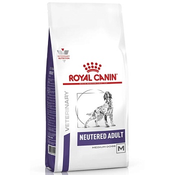 ROYAL CANIN NEUTERED ADULT ветеринарная диета для кастрированных и стерилизованных собак средних пород 3,5кг купить  зоотовары для животных