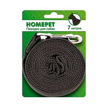 HOMEPET Поводок брезентовый 7 метров 5125389 купить  зоотовары для животных