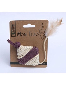Мон Теро ЭКО игрушка для кошек Бочёнок с хвостиком 8 х 6х26 см XHC-2154 купить  зоотовары для животных