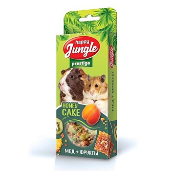 HAPPY JUNGLE Престиж Корзинки для грызунов мед+фрукты 3 шт. купить  зоотовары для животных