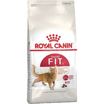 Royal Canin Fit 32 сухой корм для кошек с нормальной активностью 15кг купить  зоотовары для животных