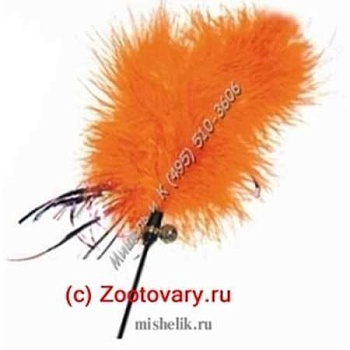 Hello Pet Игрушка для К Дразнилка Перо с Колокольчиком Vg-102 купить  зоотовары для животных