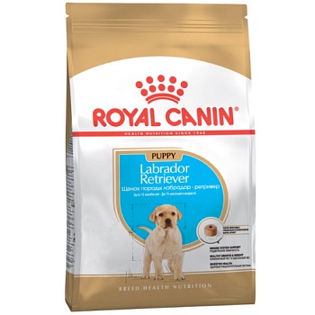 ROYAL CANIN LABRADOR RETRIEVER PUPPY сухой корм для щенков лабрадора до 15 месяцев 12кг купить  зоотовары для животных