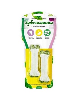 Зубочистики Косточки жевательные средние 2шт 76050311 купить  зоотовары для животных