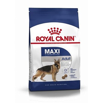 Royal Canin Maxi Adult Корм для Собак Крупных Пород от 15 Месяцев до 5 Лет 3кг купить  зоотовары для животных