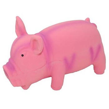 HOMEPET Игрушка для собак Поросенок со звуком латекс розовый 15см PCC70523-S купить  зоотовары для животных