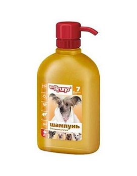 Mr. Bruno Шампунь-Кондиционер №7 для Бесшерстных Пород Собак Богемнаяучка 350 Мл 150г купить  зоотовары для животных