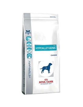 Royal Canin VET Hypoallergenic DR21 (Гиппоаллерд. Канин) Диета для собак с пищевой аллергией/непереносимостью 7кг купить  зоотовары для животных