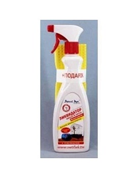 Верный Друг Ликвидатор Запаха и Пятен Моющее Средство для Клеток, Лотков и Пр. 400 Мл Спрей купить  зоотовары для животных