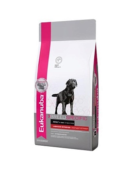 EUKANUBA BREED SPECIFIC LABRADOR RETRIEVER ADULT сухой корм для взрослых собак породы Лабрадор Ретривер 10кг купить  зоотовары для животных