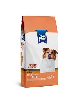 Pawpaw Adult Dog Food with Salmon сухой корм для собак с лососем 15кг купить  зоотовары для животных