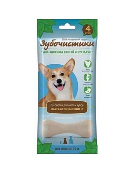 Зубочистики Кальциевые с Кальцием для Собак Средних Пород, 4Шт/90Г 73304003 купить  зоотовары для животных