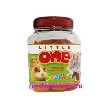 LITTLE ONE Лакомство для грызунов Травяные подушечки 90г купить  зоотовары для животных