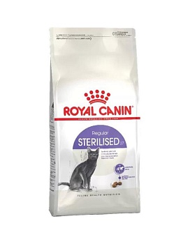 Royal Canin STERILISED 37 корм для стерилизованных кошек до 7 лет 200г купить  зоотовары для животных
