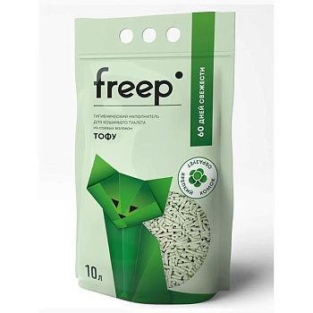 Freep Наполнитель тофу 10л купить  зоотовары для животных