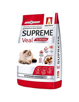 Зоогурман сухой корм для кошек Телятина 10кг купить  зоотовары для животных