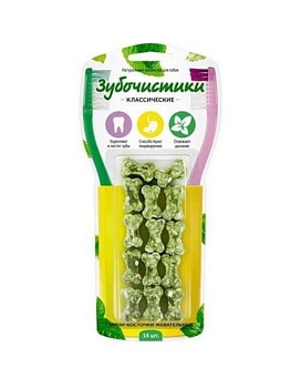 Зубочистики Мини-косточки жевательные 14шт 76050298 купить  зоотовары для животных