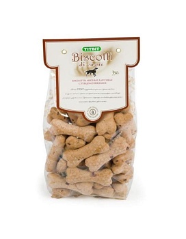 TiTBiT Печенье Бискотти с рубцом говяжьим 350г купить  зоотовары для животных