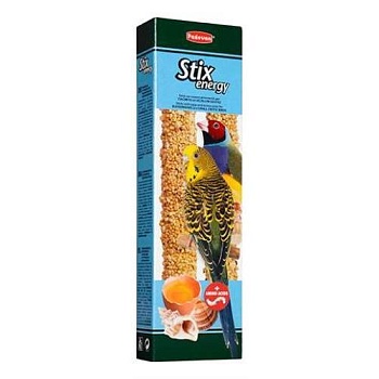 PADOVAN STIX ENERGY лакомство для попугаев и экзотических птиц палочки повышения энергичности 80гр купить  зоотовары для животных