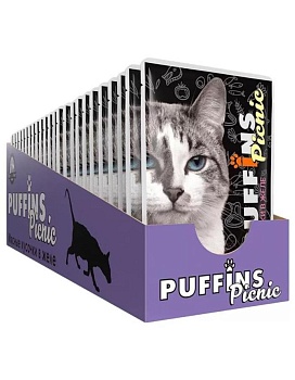 PUFFINS PICNIC пауч в желе для кошек с ягненком 26х85г купить  зоотовары для животных