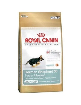 Royal Canin German Shepherd Junior Корм для Щенков Немецкой Овчарки 3кг купить  зоотовары для животных