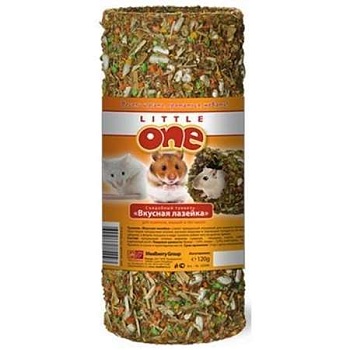 LITTLE ONE Лакомство-игрушка для грызунов Туннель малый 120г купить  зоотовары для животных