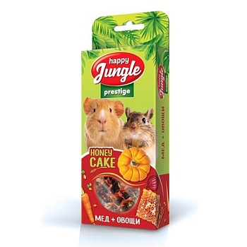 HAPPY JUNGLE Престиж Корзинки для грызунов мед+овощи 3 шт. купить  зоотовары для животных