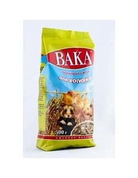 ВАКА Высокое Качество корм для хомяков 500гр купить  зоотовары для животных