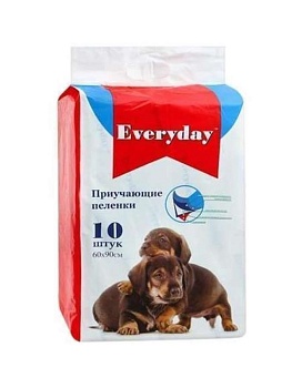 Everyday Впитывающие Пеленки для Животных Гелевые 60Х90См 10шт купить  зоотовары для животных