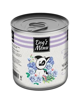 Dog`s Menu консервы для собак Чахохбили из курицы и пртрошков 6х750г купить  зоотовары для животных