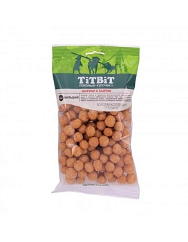 ТитБит Золотая коллекция Шарики с сыром длясобак 95гр купить  зоотовары для животных