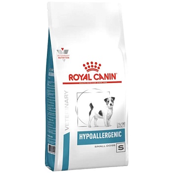 Royal Canin VET Hypoallergenic Small Dog ( Гипоаллердженик Смол Дог) Диета для собак менее 10 кг с пищевой аллергией/ непереносимостью 1кг купить  зоотовары для животных